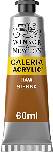 Winsor & Newton 2120552 Galeria Acrylfarbe, hohe Pigmentierung, lichtecht, buttrige Konsistenz, 60 ml Tube - Siena Gebrannt