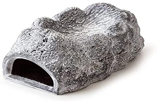 Exo Terra Wet Rock, Keramikhöhle, feuchtes Versteck für Reptilien, Amphibien und Wirbellose, mit Wasserreservoir, Keramihöhle zur Speicherung von Feuchtigkeit, klein