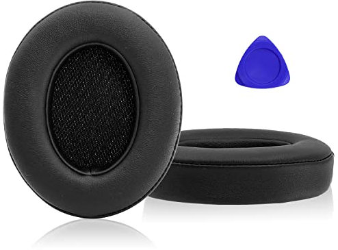 Professional Replacement Ear Pads for Beats Studio 2 & 3 Wired & Wireless (B0501, B0500) Headphones, Premium Headphones Earpads Cushions with Softer Leather and Memory Foam, Black