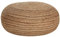 Beliani Natürlicher Pouf aus Jute beige ø 50 cm rund Tifelt