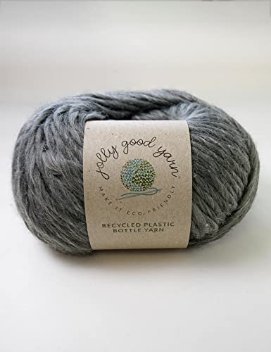 Recycled Plastic Bottle Knitting Wool - 100g Balls - Lovely Shades (Dulford Grey)