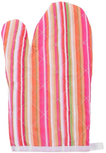 Ciieeo Guantes para Horno De Cocina Resistentes Al Calor Manoplas De Cocina para Hornear Asar Protección Térmica con Diseño Colgante 10.43X6.69X0.39In