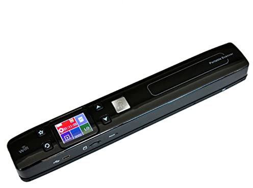 DLAZUM Scanner Portable A4, 1050 PPP Max., numérisation à Plat, écran Couleur 1,8 Pouce, numérisation de Pages au Format PDF et JPEG, sans Ordinateur, Appareil de numérisation Mobile