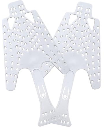 kowaku Flip Fin Tauchflossen Schuhe Stützeinsatz für Flossen Kompakte Verschleißfeste Halterung Schuhe Spanner für Frauen Männer Hohles Design , Weiß