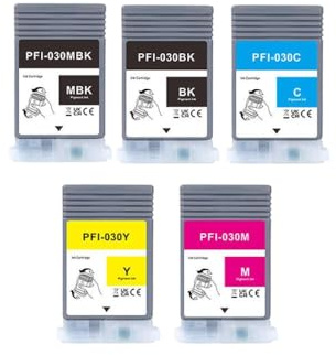 BEIBEINOYA PFI-030 Ink Cartridge Compatible With TA-20 TA-30 TM-240 Lm24 TM-340 Wide Format Plotter Printer MC-31 Waste Ink Bin(1 set)