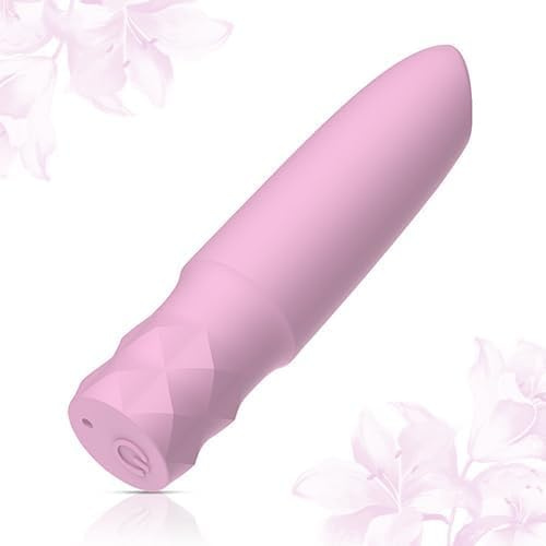 YIBINKG Waterproof 10 Modes Quiet Powerful Handheld Bullet Tool Bullet Massage Rod Travel Portable Silicone Massage Ball for Women Pleasure Handheld Personal Bullet for Quick Relaxation (Wine Pink)