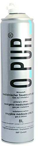 O PUR Sauerstoff Dose f.Maske Spray 8 l
