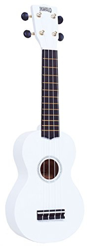 Mahalo Ukuleles MR1WT Rainbow Series Soprano Ukulele,White