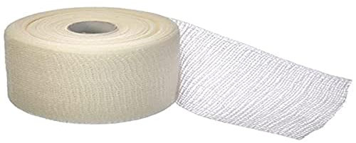 GIMA - Benda elastica coesiva per fissaggio e sostegno, 4m x 8 cm, confezione da 10, rossa, 34671