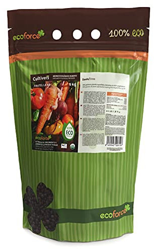 CULTIVERS Abono Ecológico Huerto de 5 Kg. Fertilizante de Origen 100% Orgánico y Natural Microgránulado. Mejora la Productividad de los Cultivos Liberación Lenta
