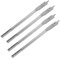 4 Pcs Flat Wood Drill Bits Set Carbon Steel Hex Shank Spade Drill Bits Woodworking Hole Cutter Tool