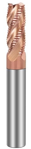 Fraise En Bout D'ébauche En Carbure HRC55, 4 Cannelures 4 6 8 10 12 14 16 18 20mm, Fraises CNC Pour Métal Et Acier Brut,6,0x15x6Dx50L