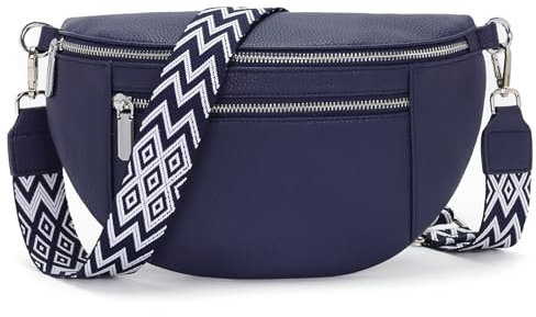 Zyig kleine handtasche damen umhängetasche klein bauchtasche damen crossbody bag damen Veganes Leder Verstellbarer Schultergurt