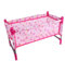 Puppenwagen-Set | Zusammenklappbarer und Leichter Puppenwagen in Rosa mit Korb – Spielzeug-Kinderwagen für Puppen, Spielzeug-Puppenwagen für Zuhause, Kindergarten, Schule
