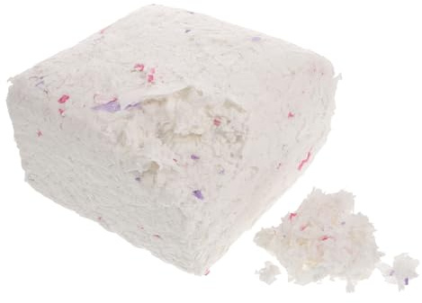 HEMOTON 1bolsa Ropa De Cama para Mascotas Lecho para Hámsteres De Papel Forros para Camas De Mascotas Lecho para Animales Pequeños para Conejos y Cobayas Jaulas