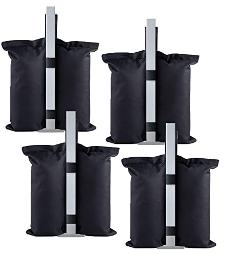 Pesos para Carpas, 4 Piezas Bolsas Pesadas de Arena Cosida de Grado, Saco Arena Pergola, Pesas de Piernas para Plegables Marquesinas Tiendas de Campaña Pabellones Sombrillas