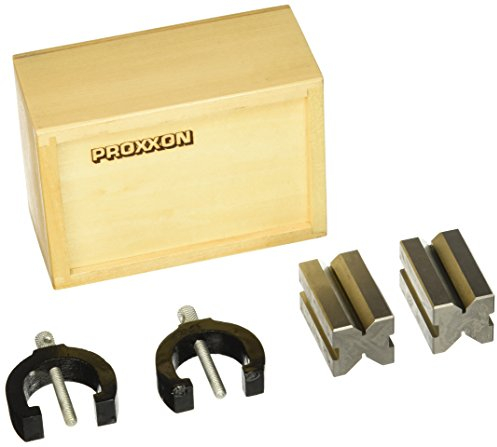 Proxxon 24262 Precision Prisms 2-Piece Set Length 50 mm x Width 30 mm x 30 mm in Wooden Box