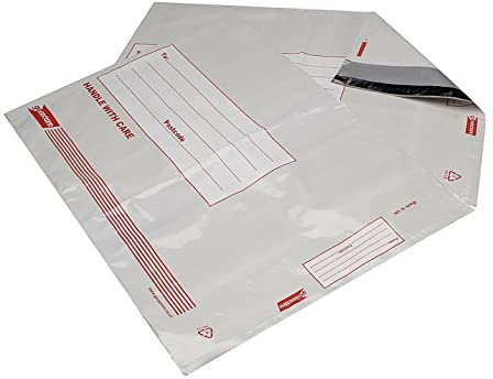 Go Secure Extra Strong Polythene Envelopes 470x430mm (Pack of 25), white