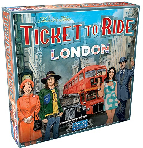 Days of Wonder, Ticket to Ride London Board Game, Ages 8+, for 2 to 4 Players, Average Playtime 10-15 Minutes - Englische Sprache