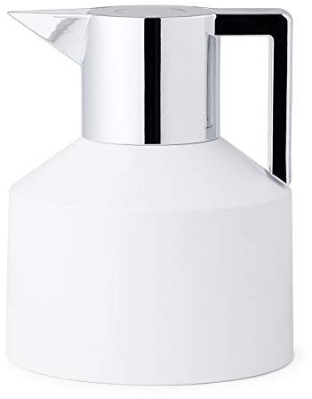 Normann Copenhagen Geo 251550 Pichet isotherme Blanc/argenté 1 l