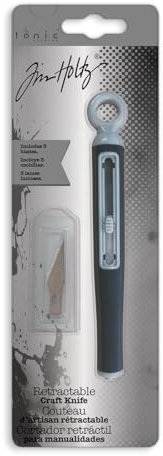 Tonic Studios Craft Knife RETRACTB Tim Holtz, Red, One Size