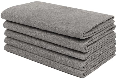 MAXQUU 5 dicke Reinigungstücher, glänzende Tücher, magische Tücher, Fenster und Oberflächen sind leicht zu reinigen, ohne Spuren zu hinterlassen, fusselfrei (30 x 40 cm).