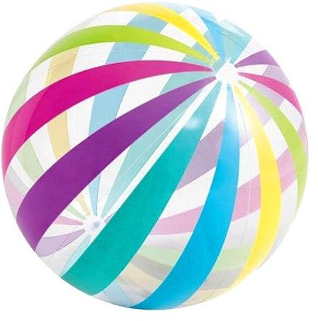 Rayures Colorées Ballon De Plage Gonflable, Rayures À Pois Ballon Gonflable, 58 Cm Jeux De Plage, PVC Jouet Piscine, Adaptés Aux Et Aux Adultes, Adaptés Aux Jeux Aquatiques Sur La Plag