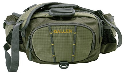 Allen Company Eagle River Lumbar Fly Fishing Pack, Fits up to 6 Tackle/Fly Boxes, Green