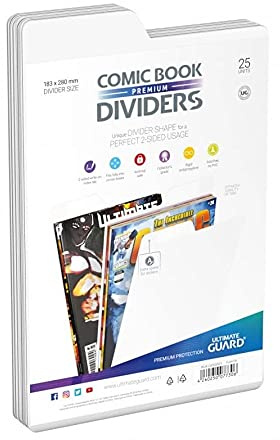 Ultimate Guard Premium Comic Book Dividers White (25)