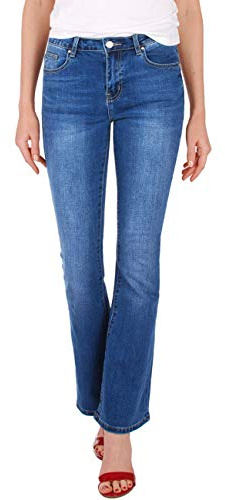 Fraternel Pantalones Vaqueros Mujer Corte Bota Boot-Cut