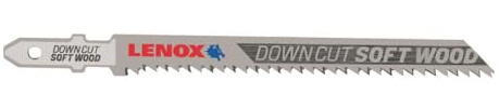 LENOX Tools 1991387 T-Shank Down Cutting Wood Jig Saw Blade, 4 x 5/16 10 TPI, 5 Pack
