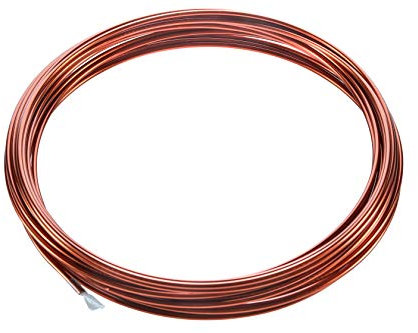 Kupferlackdraht W210 Ø 2,50 mm 10 m CU Lackdraht Grad 2 CUL 10 Meter Kupferdraht Durchmesser 2,50 Millimeter Wickeldraht Kupfer Draht nach IEC 60317-13