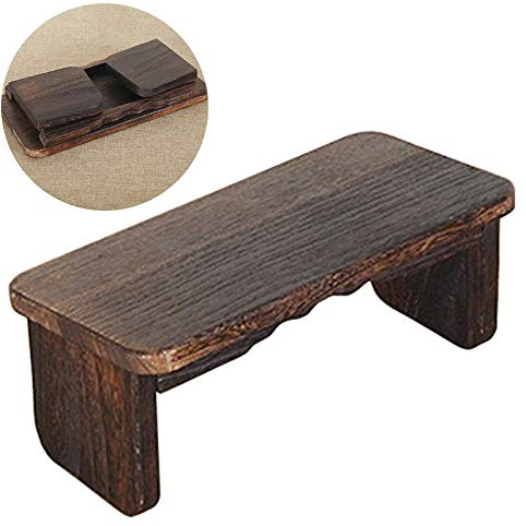 Trä Meditationsbänk, Vikbar Och Ergonomisk Meditationspall, Robust Botbänk, Bekväm Att Knäböja Eller Sitta, Perfekt för Djupare Och Längre Meditation