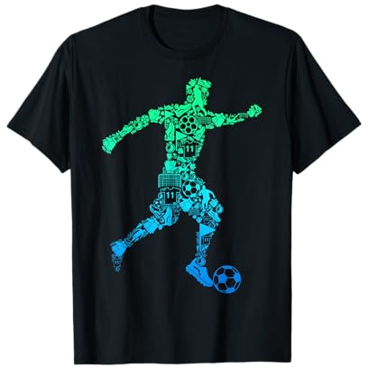 Fußball Fußballer Jungen Kinder T-Shirt