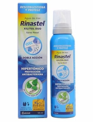RINASTEL XILITOL DUO SPRAY NASAL AGUA DE MAR 125ML