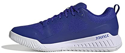 adidas Men's Court Team Bounce 2.0 Shoes, Lucid Blue/Cloud White/Silver, 8.5 UK
