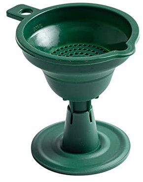 TREGOO Trichter Folding Funnel Silicone Foldable Bottle Funnel with Strainer for Kithchen Mouth Diameter Wide Throat Kitchen Accessories