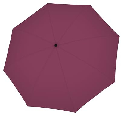 Doppler Protect Duo Regenschirm in Very Berry I Stabiler Taschenschirm I Auf- / Zu-Automatik I Leicht zu Öffnen & zu Schließen I Carbonsteel-Technik I Robust & sicher bei Regen & Wind
