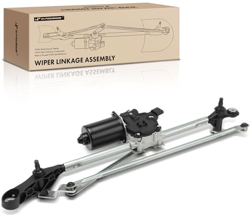 A-Premium Front Windshield Wiper Motor and Linkage Assembly Compatible with BMW 320i, 320i 328i 330i 335i 340i xDrive, 328d, 328i GT xDrive, 330e, 428i, 430i, 435i, 440i, ActiveHybrid 3, M3, M4, 4-Pin