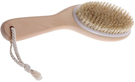 FOYTOKI Spazzola Da Bagno Manico Curvo Setole Massaggianti Per Doccia Esfoliante Corpo Rimuove Cellule Morte Per Circolazione Sanguigna