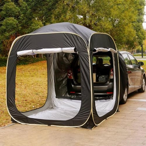 Tienda de campaña inflable para coche, tienda independiente para 4-6 personas, protección UV, ideal para camping y viajes, universal para coche, camión, SUV, barco