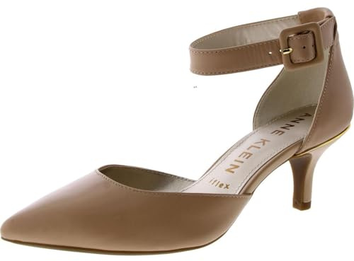 Anne Klein Women’s Fabulist Comfortable Fashion Pump, Natural, 11 M US