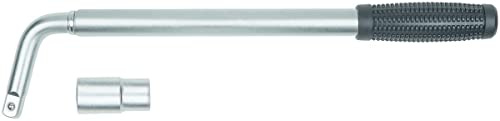 KS Tools 518.1128 Teleskop-jackmutter-hjulmutternyckel, 17 mm