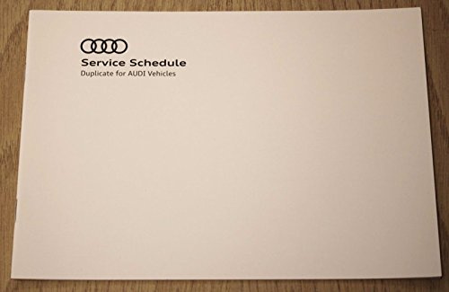Audi GENUINE A3 S3 A4 S4 A5 S5 A6 A7 Q3 Q5 Q7 TT DUPLICATE SERVICE HISTORY BOOK