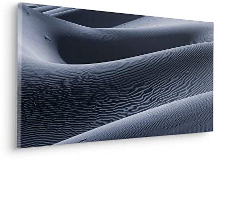 Komar Stretcher Frame Picture in Real Wood Frame Shapeshifter Size 90 x 40 cm Landscape Motif Living Room Bedroom