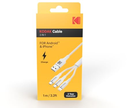 KODAK Câble USB Blanc