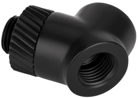 Thermaltake Pacific SF 45 & 90 graders adapter | Matt svart | DIY LCS-beslag