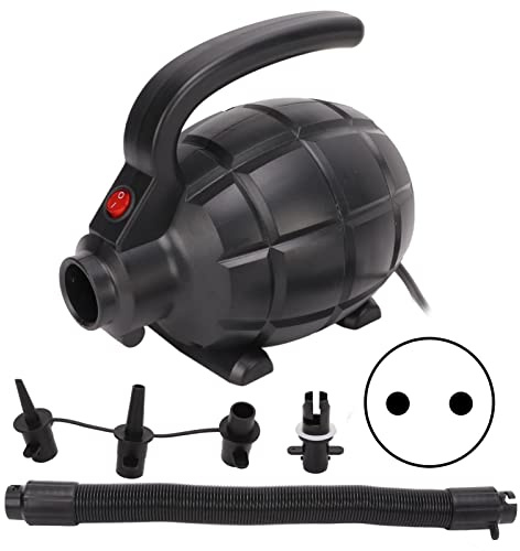 ANKROYU Bomba de Aire eléctrica SH 302, Bomba de Aire de llenado rápido ABS PC, Bomba de inflado de Alta presión para Camas de Aire, colchones de Aire, Piscinas, Barcos, Balsas