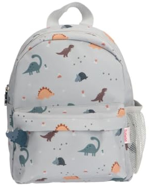 Tutete Mochila Infantil para Guardería | Mochila acolchada de tamaño pequeño | Ideal para niños pequeños | 100% RPET reciclado | Cierre seguro y bolsillos funcionales | dinos world