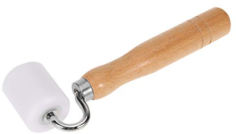 Hemobllo Rodillos para pintar, Papel pintado Rodillo de costura Mano pesada Decoración del hogar Rodillo de presión Herramienta de bricolaje Mango J-Rodillo